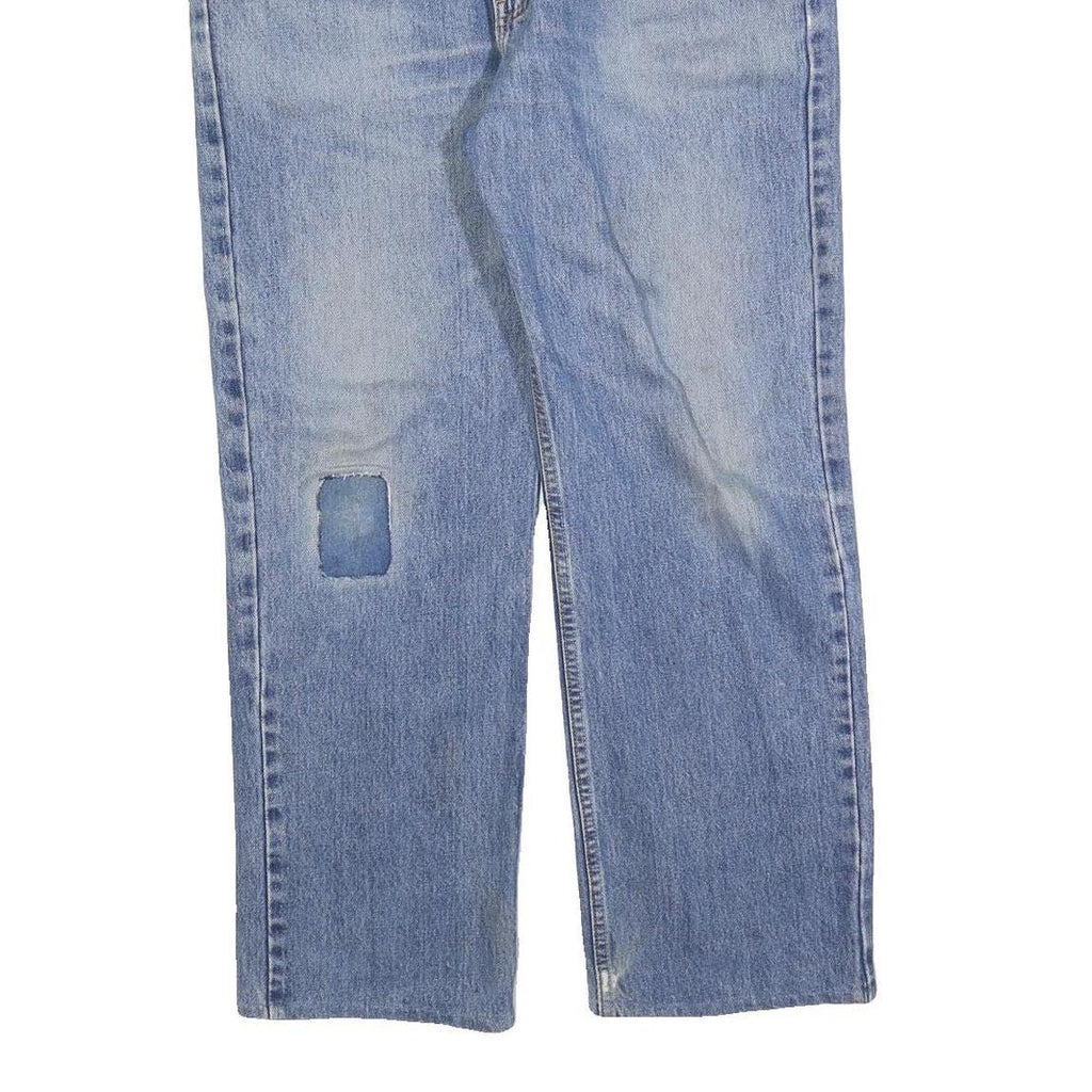 LEVI'S 751 Mens Jeans Blue Relaxed Straight Denim Light W36 L30 Classic Zip