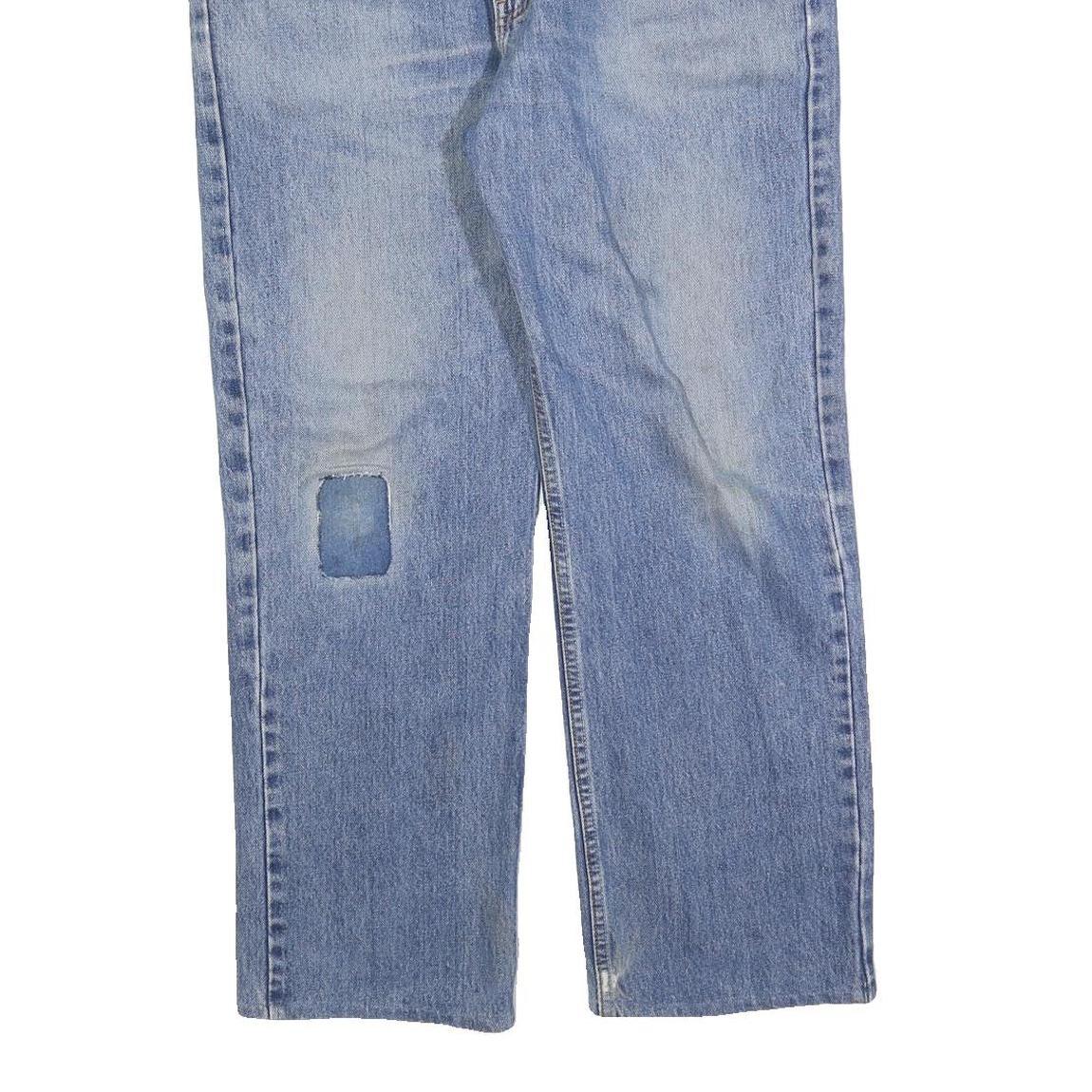 LEVI'S 751 Mens Jeans Blue Relaxed Straight Denim Light W36 L30 Classic Zip