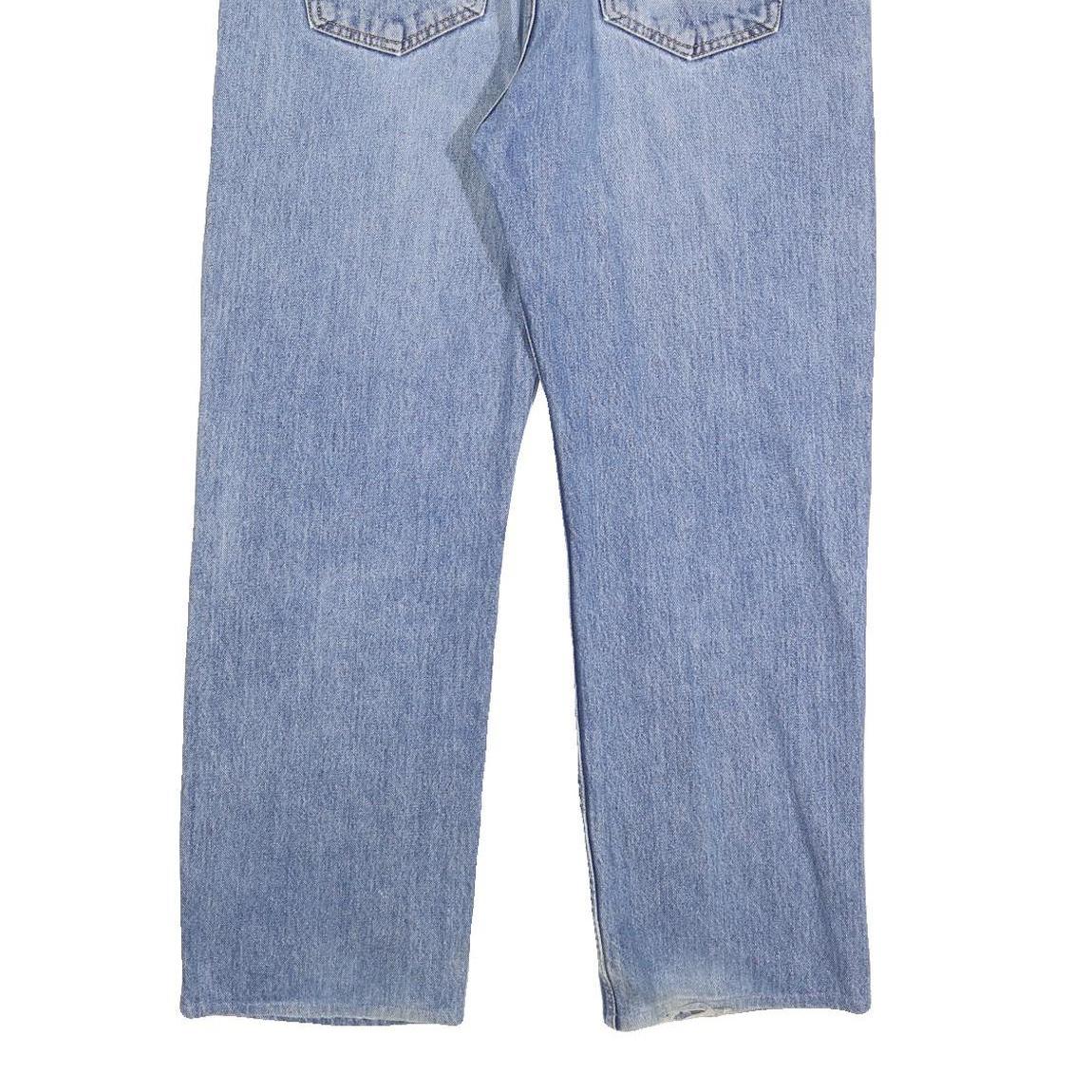 LEVI'S 751 Mens Jeans Blue Relaxed Straight Denim Light W36 L30 Classic Zip