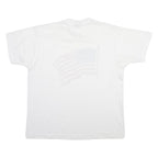 BEST Flag Mens T-Shirt White USA XL