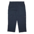 DICKIES Mens Cotton Blend Navy Relaxed Straight Trousers W36 L29 Workwear