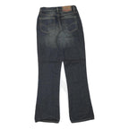 DIESEL Womens Regular Fit Wide-Leg Denim Dark Jeans W24 L28 Stylish Cotton Blend