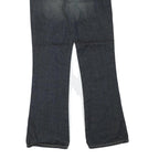 DIESEL Womens Regular Fit Wide-Leg Denim Dark Jeans W24 L28 Stylish Cotton Blend