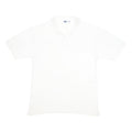 FILA Mens White Short Sleeve Plain Polo Shirt L Casual Cotton Comfort