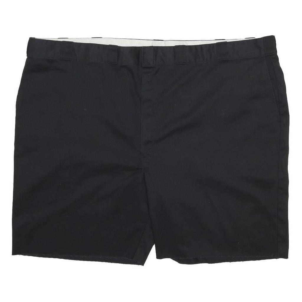 DICKIES Mens Shorts Black Casual Plain 5XL W54 Workwear Comfortable