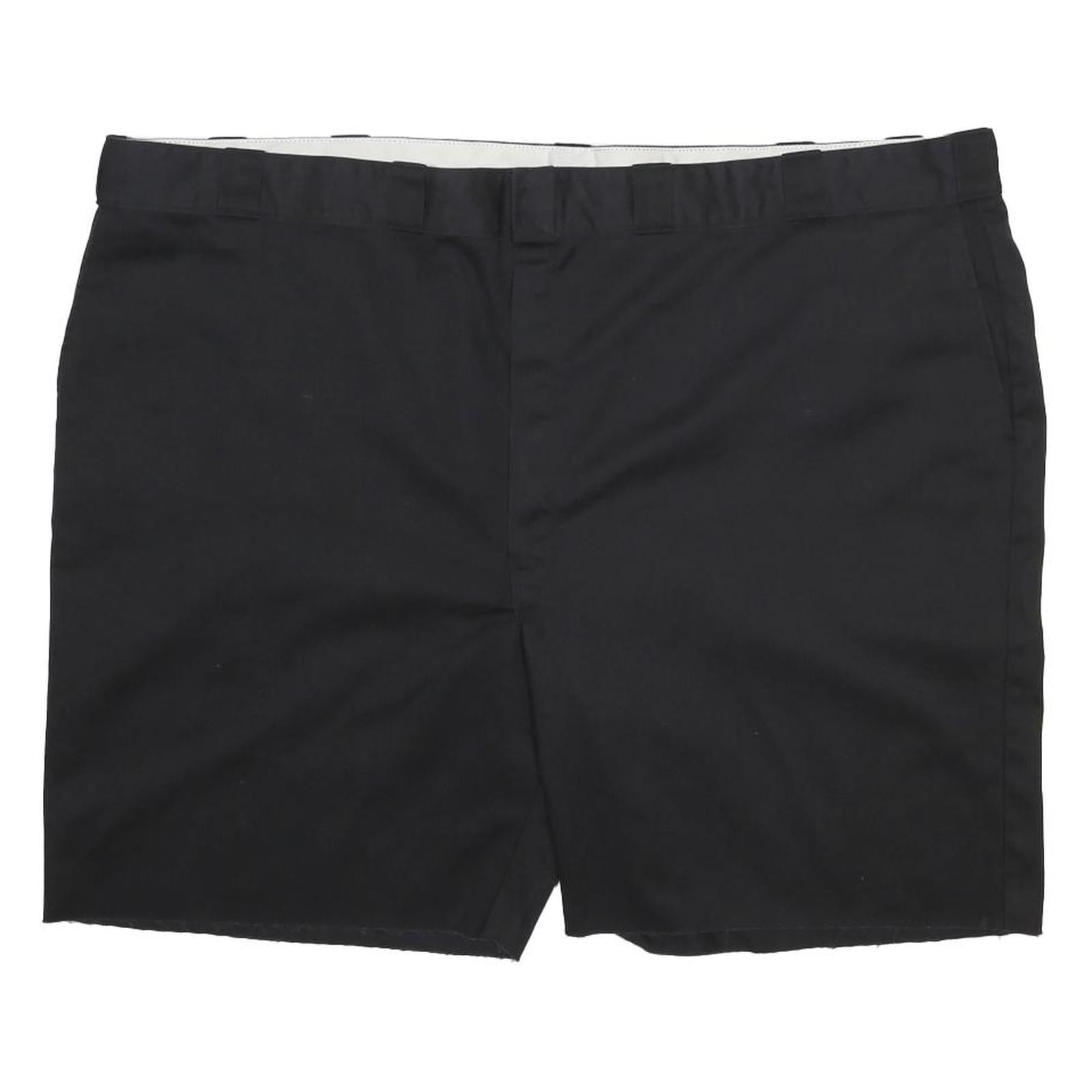 DICKIES Mens Shorts Black Casual Plain 5XL W54 Workwear Comfortable