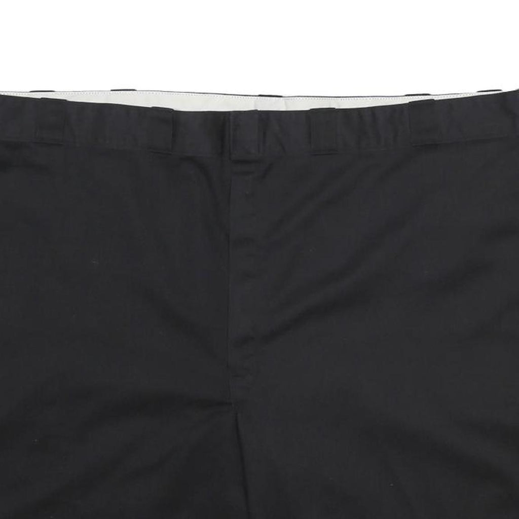 DICKIES Mens Shorts Black Casual Plain 5XL W54 Workwear Comfortable
