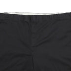 DICKIES Mens Shorts Black Casual Plain 5XL W54 Workwear Comfortable