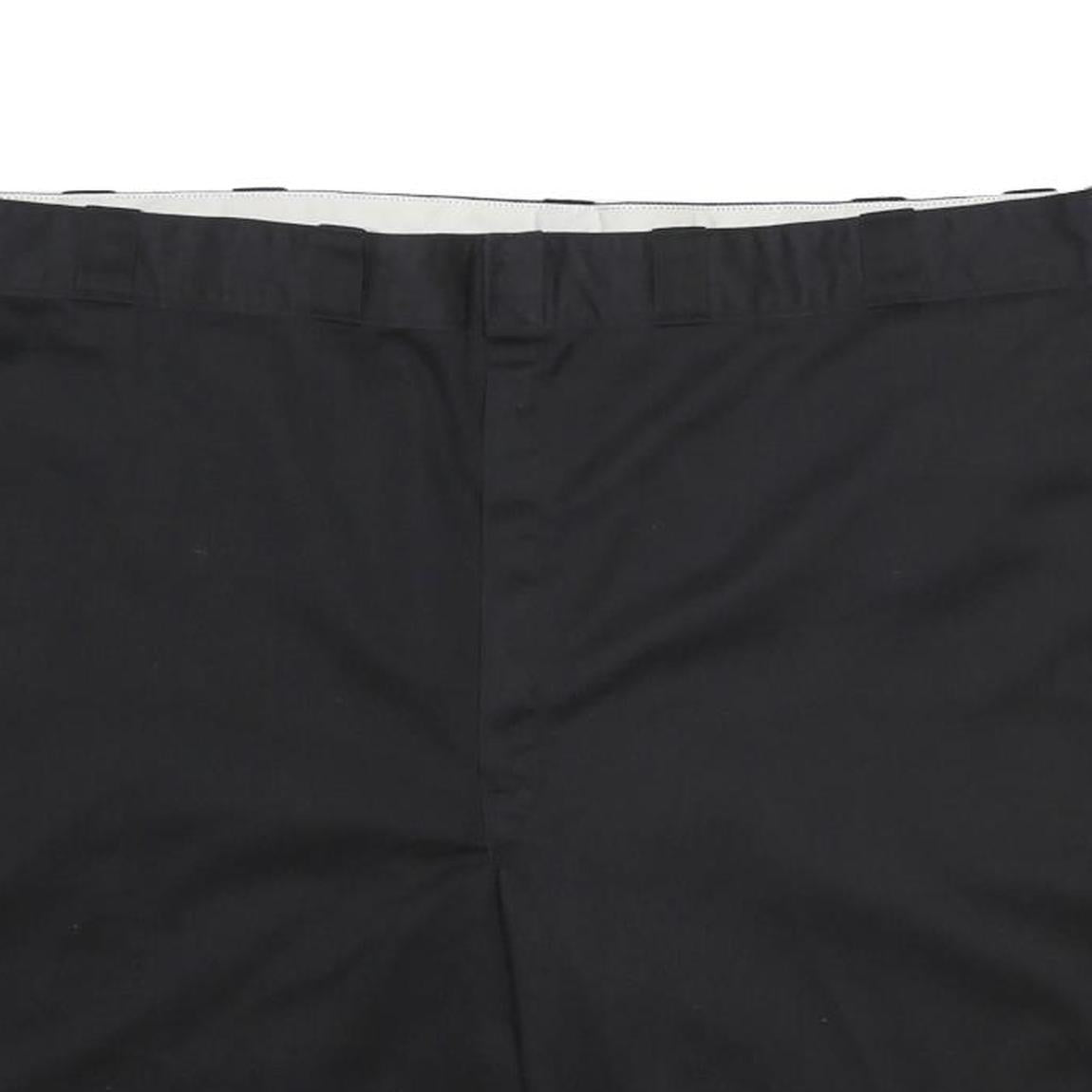 DICKIES Mens Shorts Black Casual Plain 5XL W54 Workwear Comfortable