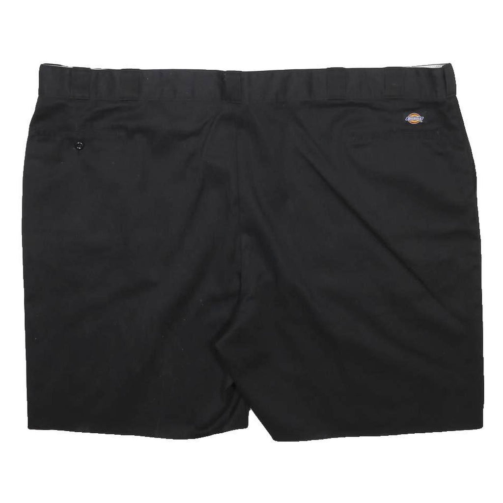 DICKIES Mens Shorts Black Casual Plain 5XL W54 Workwear Comfortable