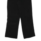 M DRESS Womens Cotton Blend Black Regular Straight Trousers W30 L28 Comfortable