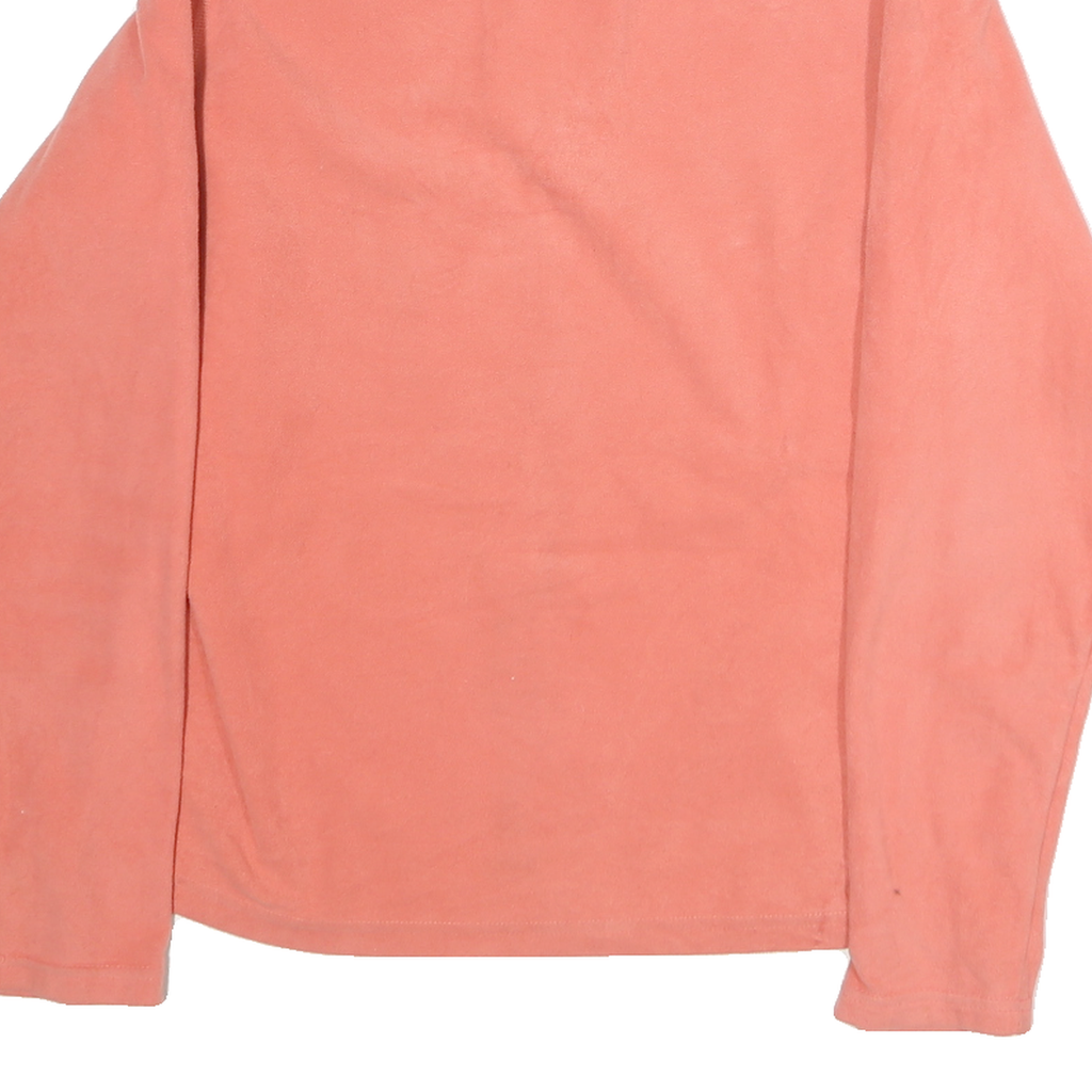 THE NORTH FACE Womens Pink 1/4 Zip L Fleece Sweatshirt Outdoor Activewear