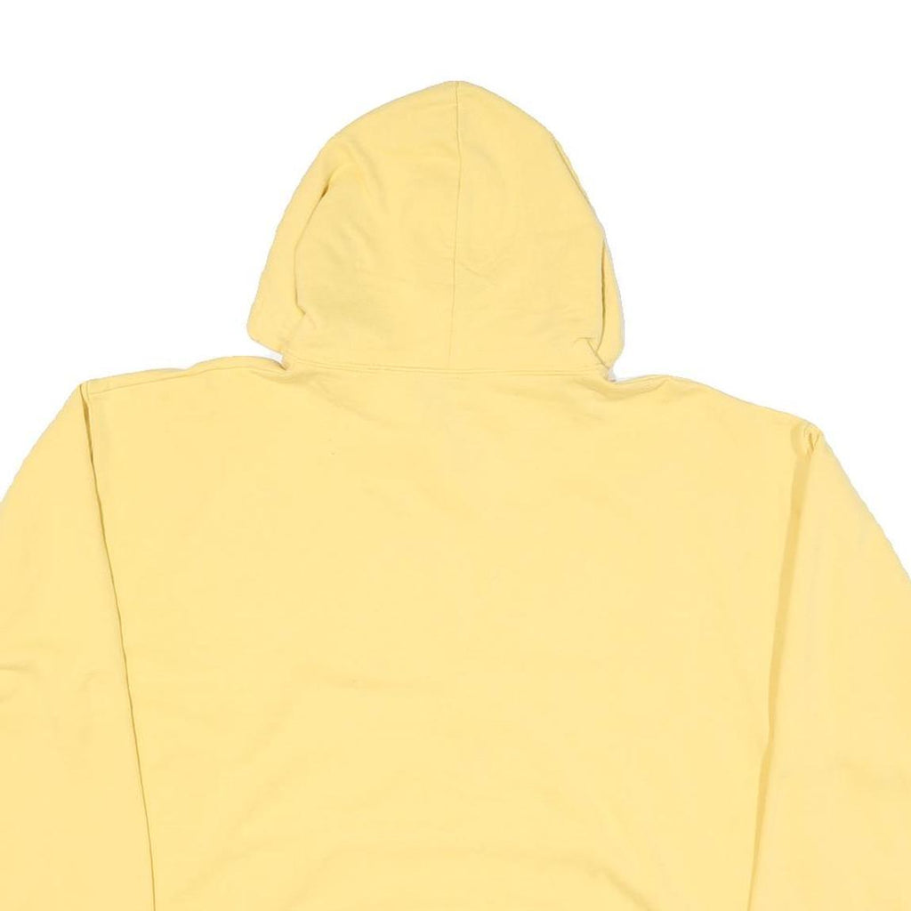 DISNEY Womens Yellow Disneyland Resort Pullover Hoodie L Cotton Blend Casual