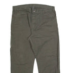 DICKIES Carpenter Mens Trousers Grey Regular Straight W40 L30