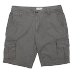 JOHN LEWIS Mens Shorts Grey Casual Cargo L W38 Durable Cotton Blend
