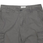 JOHN LEWIS Mens Shorts Grey Casual Cargo L W38 Durable Cotton Blend