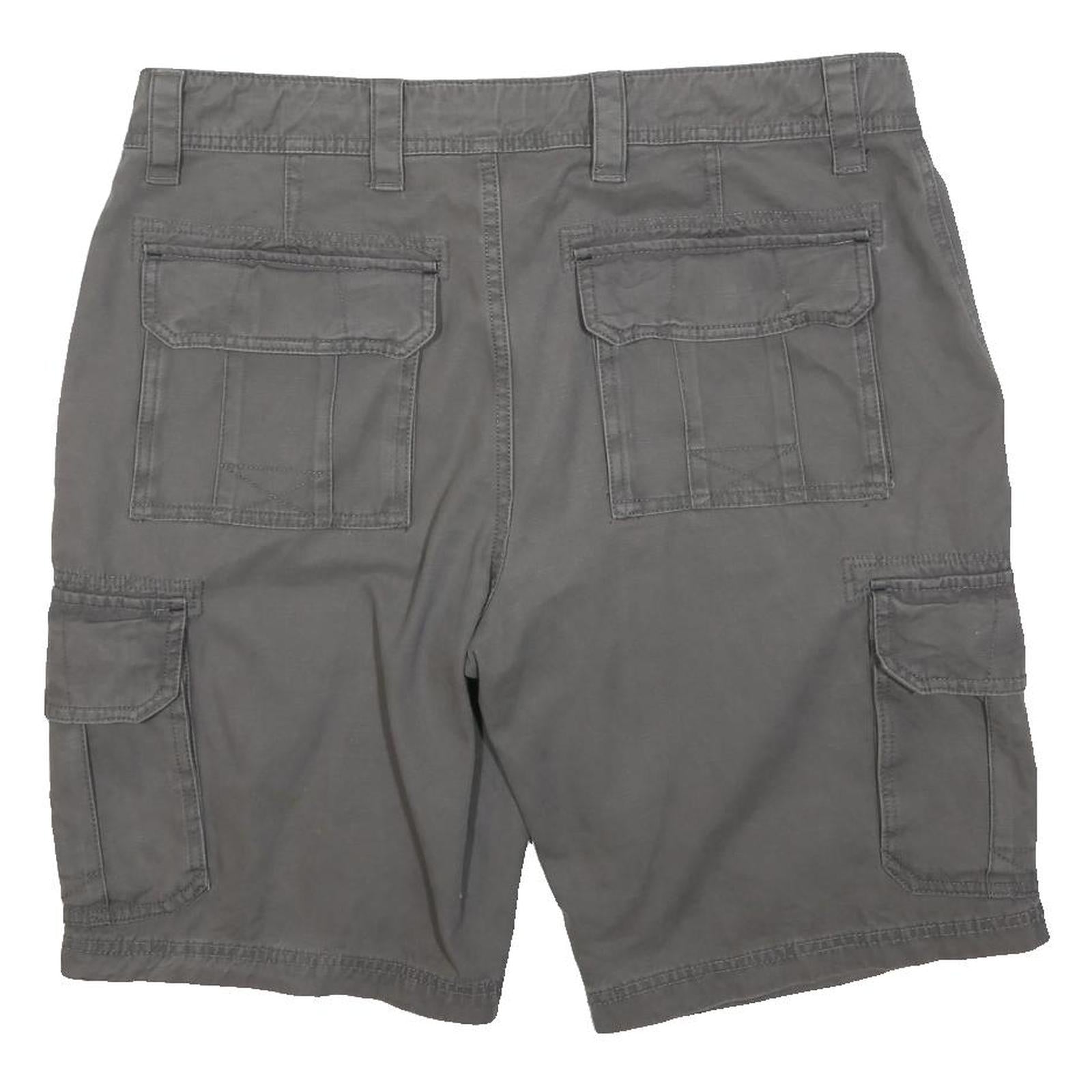 JOHN LEWIS Mens Shorts Grey Casual Cargo L W38 Durable Cotton Blend