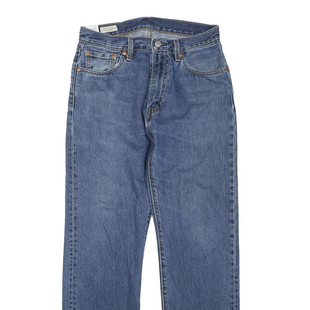 LEVI'S 551 Womens Jeans Blue Regular Straight Denim Medium W30 L32 Classic Fit