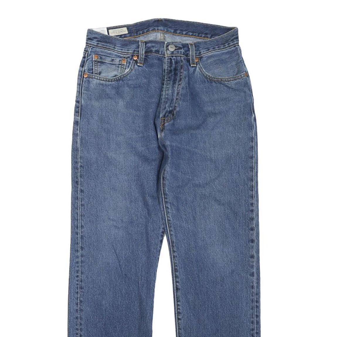 LEVI'S 551 Womens Jeans Blue Regular Straight Denim Medium W30 L32 Classic Fit