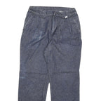 Mens Regular Fit Straight Blue Denim Cotton Blend Jeans W28 L28 Zip Closure