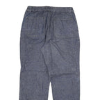 Mens Regular Fit Straight Blue Denim Cotton Blend Jeans W28 L28 Zip Closure