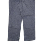 Mens Regular Fit Straight Blue Denim Cotton Blend Jeans W28 L28 Zip Closure