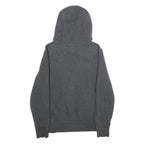 PUMA Womens Grey Hoodie UK 14 Cotton Blend Pullover Hooded Sweatshirt