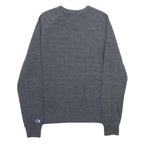 CHAMPION Mens Grey Crew Neck S Cotton Blend Pullover Sweatshirt Casual