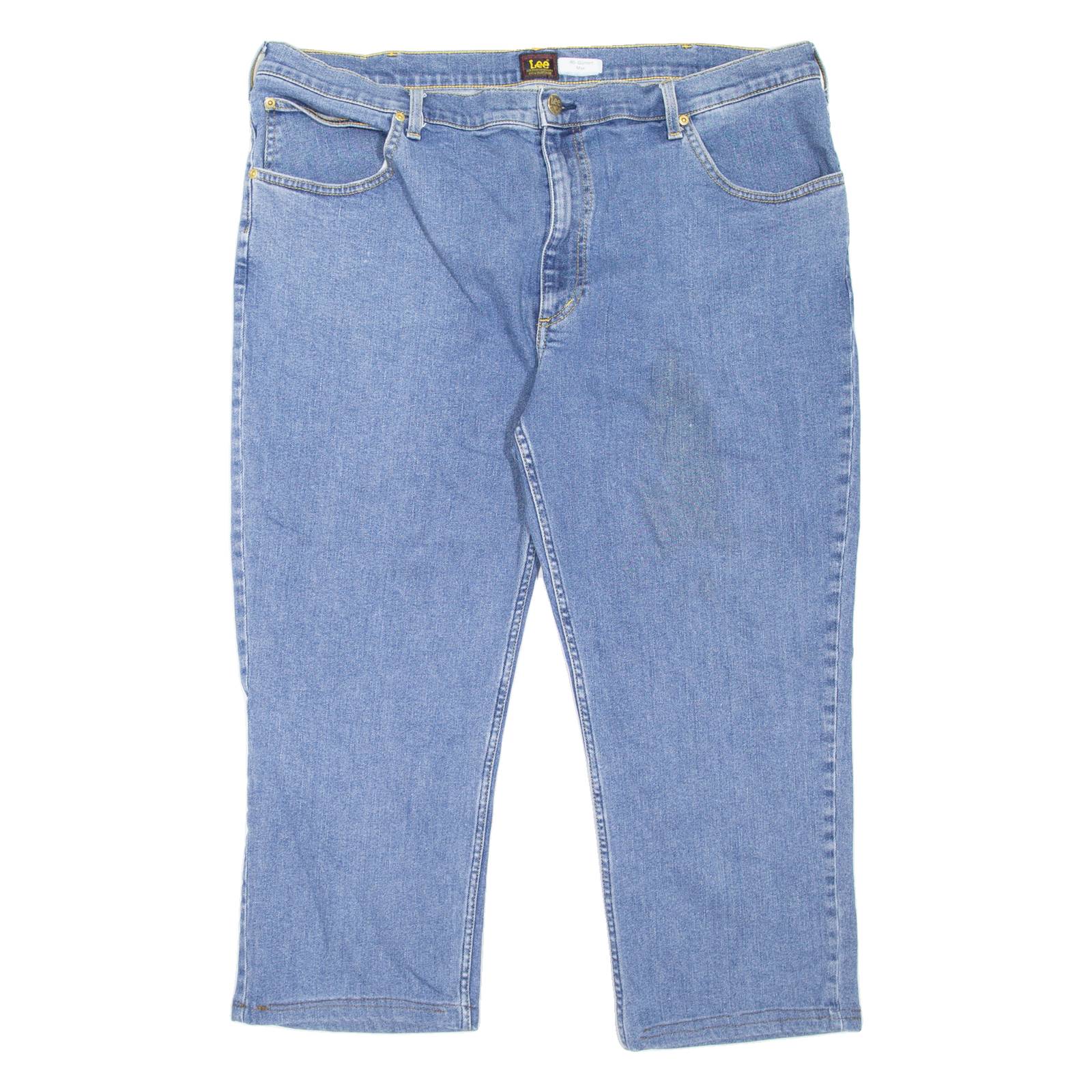 LEE Brooklyn Mens Jeans Blue Regular Straight W41 L24