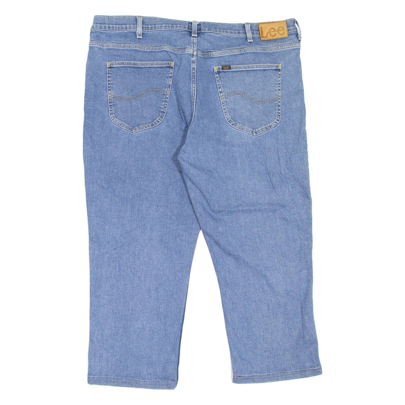 LEE Brooklyn Mens Jeans Blue Regular Straight W41 L24