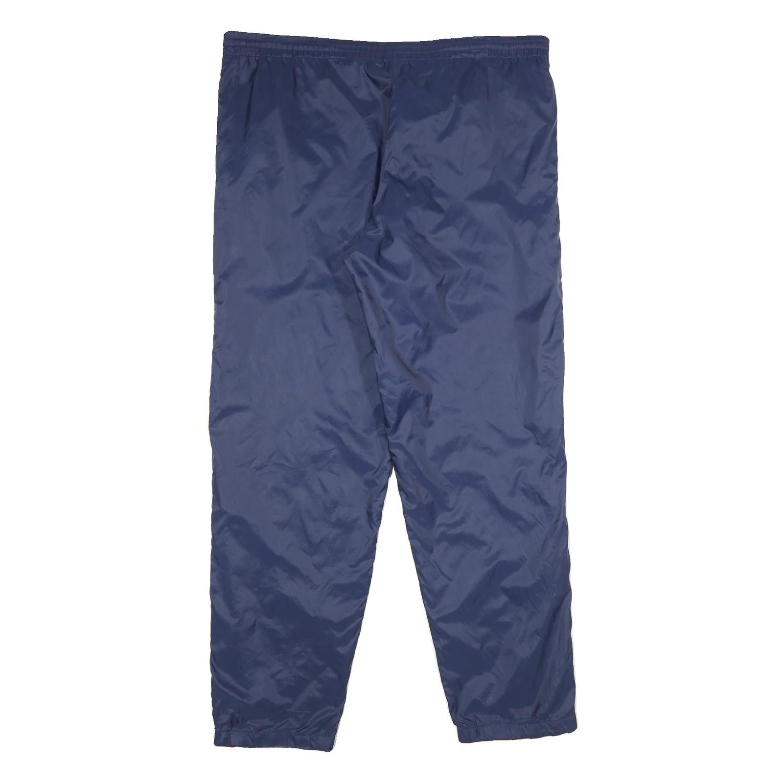 NIKE Mens Joggers Blue 2XL W40 L34 Regular Tapered Nylon Sportswear