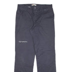 DICKIES Womens Trousers Grey Regular Straight W32 L32