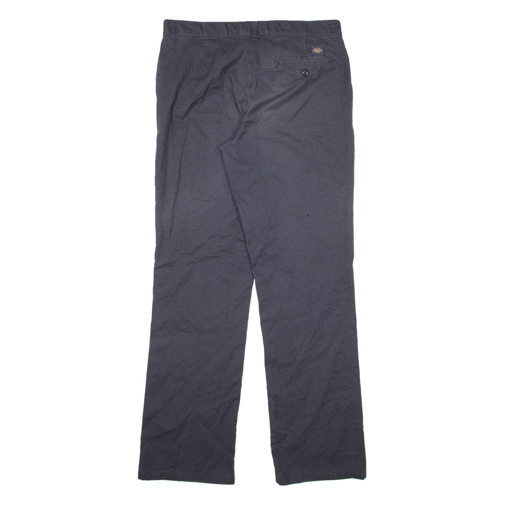 DICKIES Womens Trousers Grey Regular Straight W32 L32