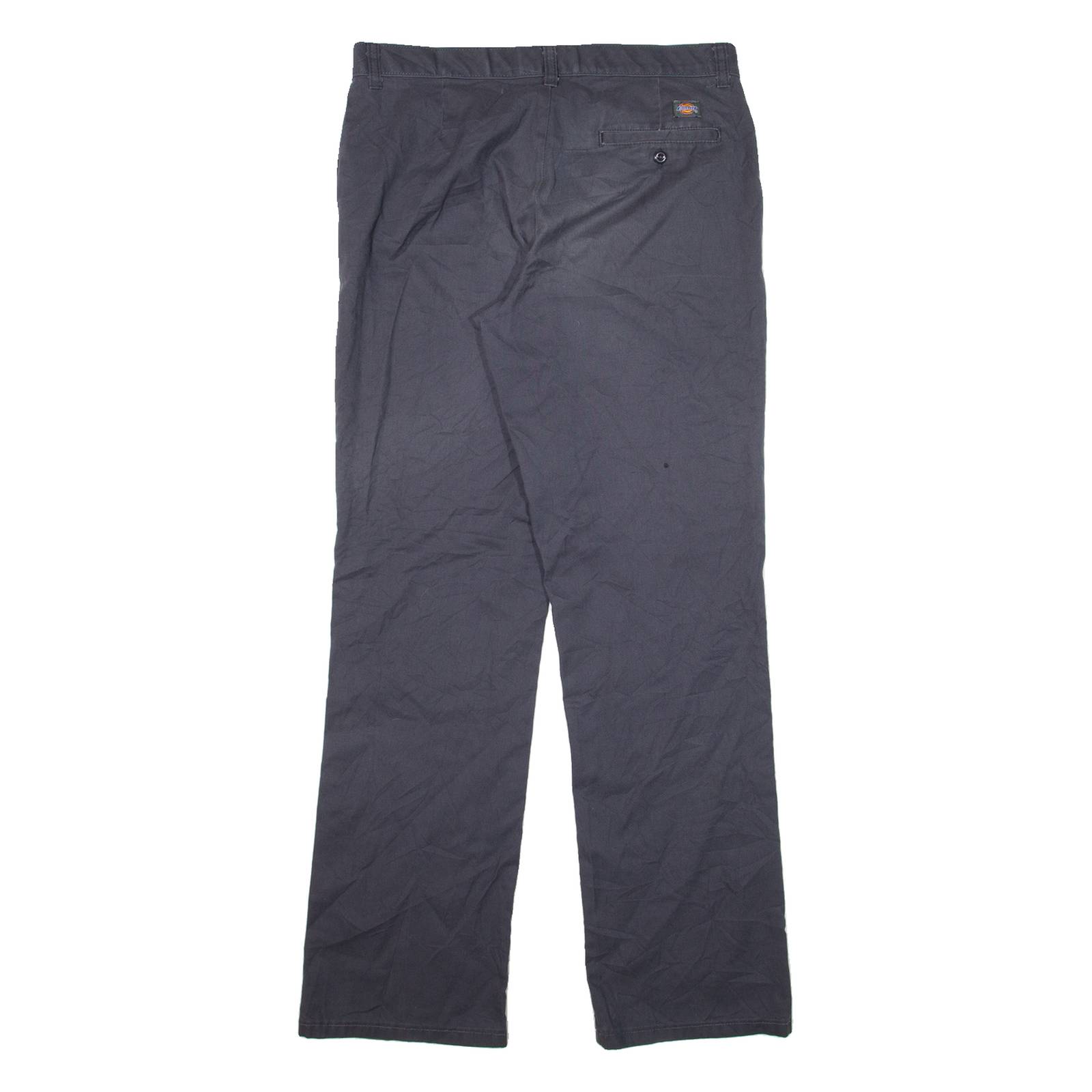 DICKIES Womens Trousers Grey Regular Straight W32 L32