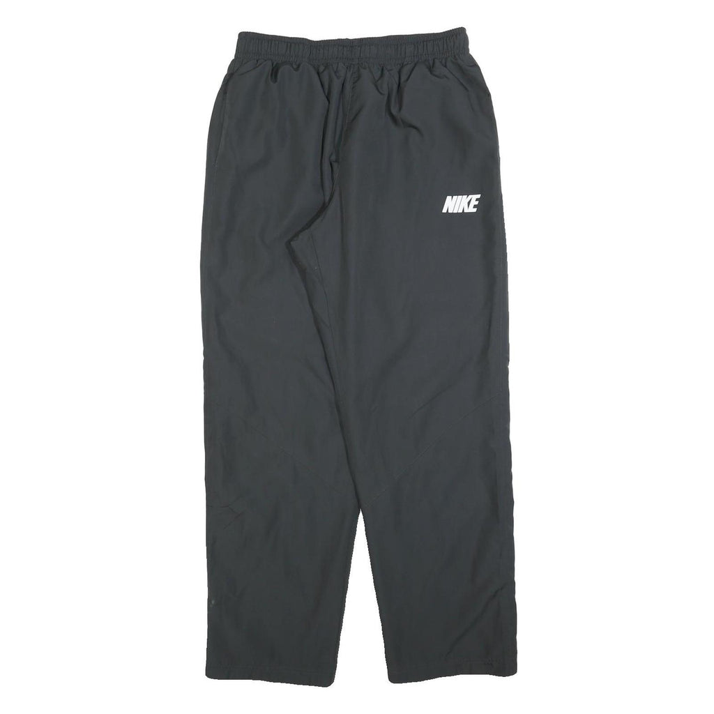 NIKE Mens Joggers Black L W32 L30 Logo Casual Sportswear Comfortable Fit