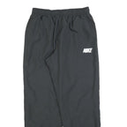 NIKE Mens Joggers Black L W32 L30 Logo Casual Sportswear Comfortable Fit
