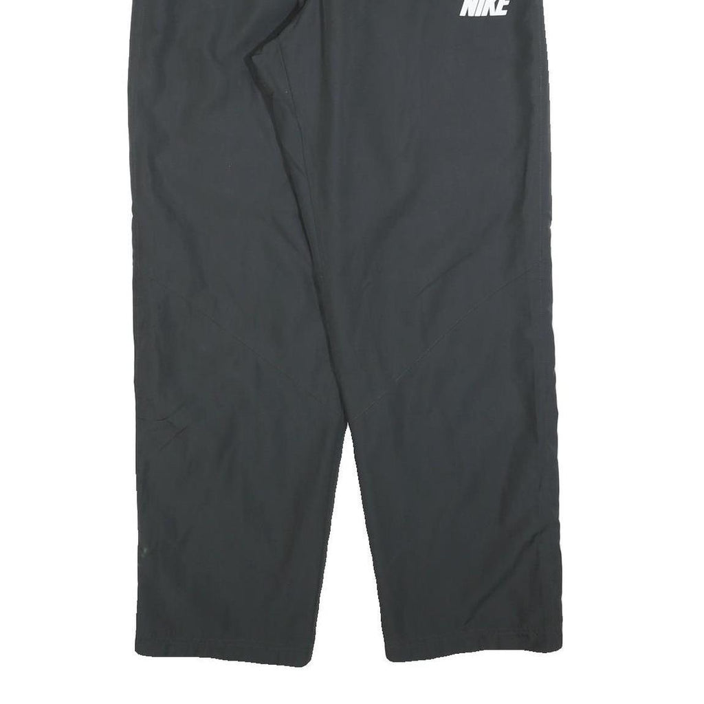 NIKE Mens Joggers Black L W32 L30 Logo Casual Sportswear Comfortable Fit