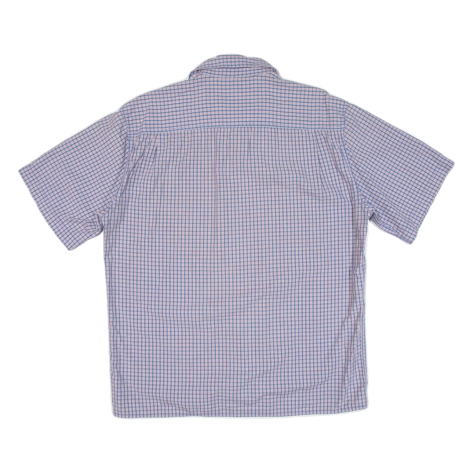 WRANGLER Mens Shirt Blue Check L