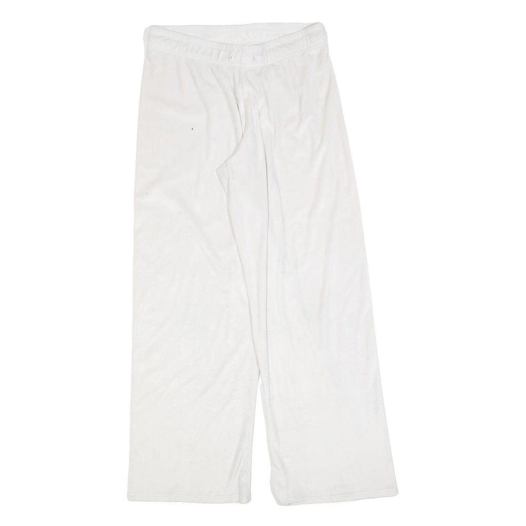 JUICY COUTURE Womens Joggers White Slim Straight M W30 L30 Crystal Logo