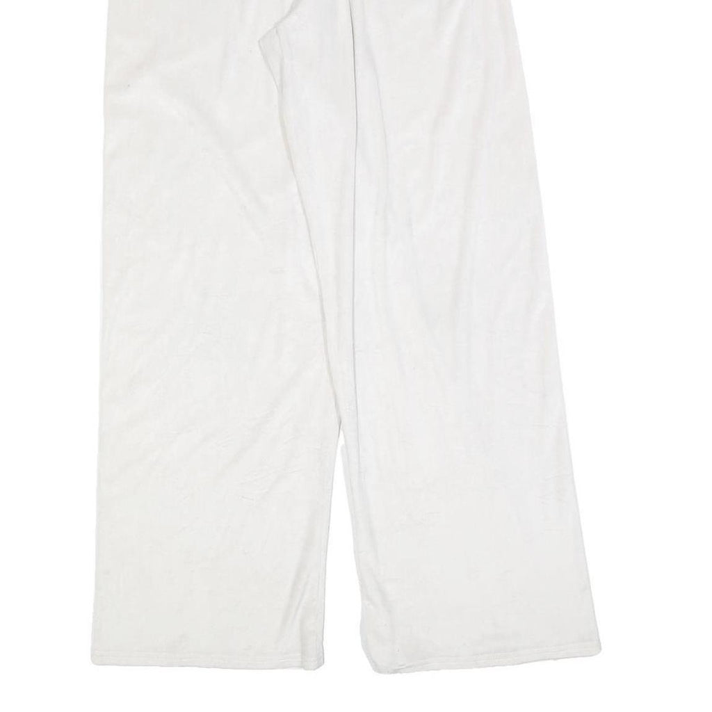 JUICY COUTURE Womens Joggers White Slim Straight M W30 L30 Crystal Logo