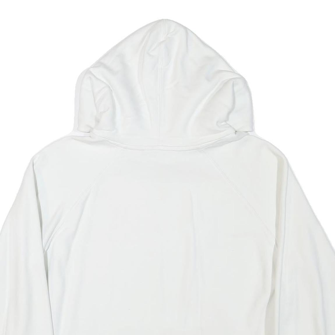 LEVI'S Mens White Hoodie M Cotton Blend Pullover Hooded Sweatshirt