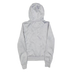 ELLESSE Womens Grey Hooded Full Zip Hoodie UK 6 Cotton Blend Casual Sports