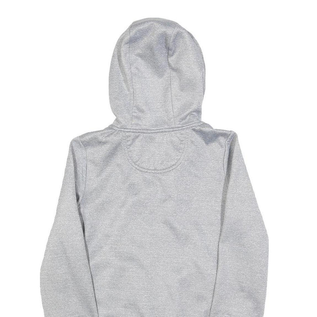 ELLESSE Womens Grey Hooded Full Zip Hoodie UK 6 Cotton Blend Casual Sports