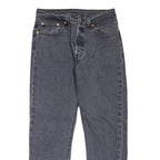 LEVI'S 501 Jeans Womens Grey Regular Straight W28 L26