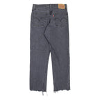 LEVI'S 501 Jeans Womens Grey Regular Straight W28 L26
