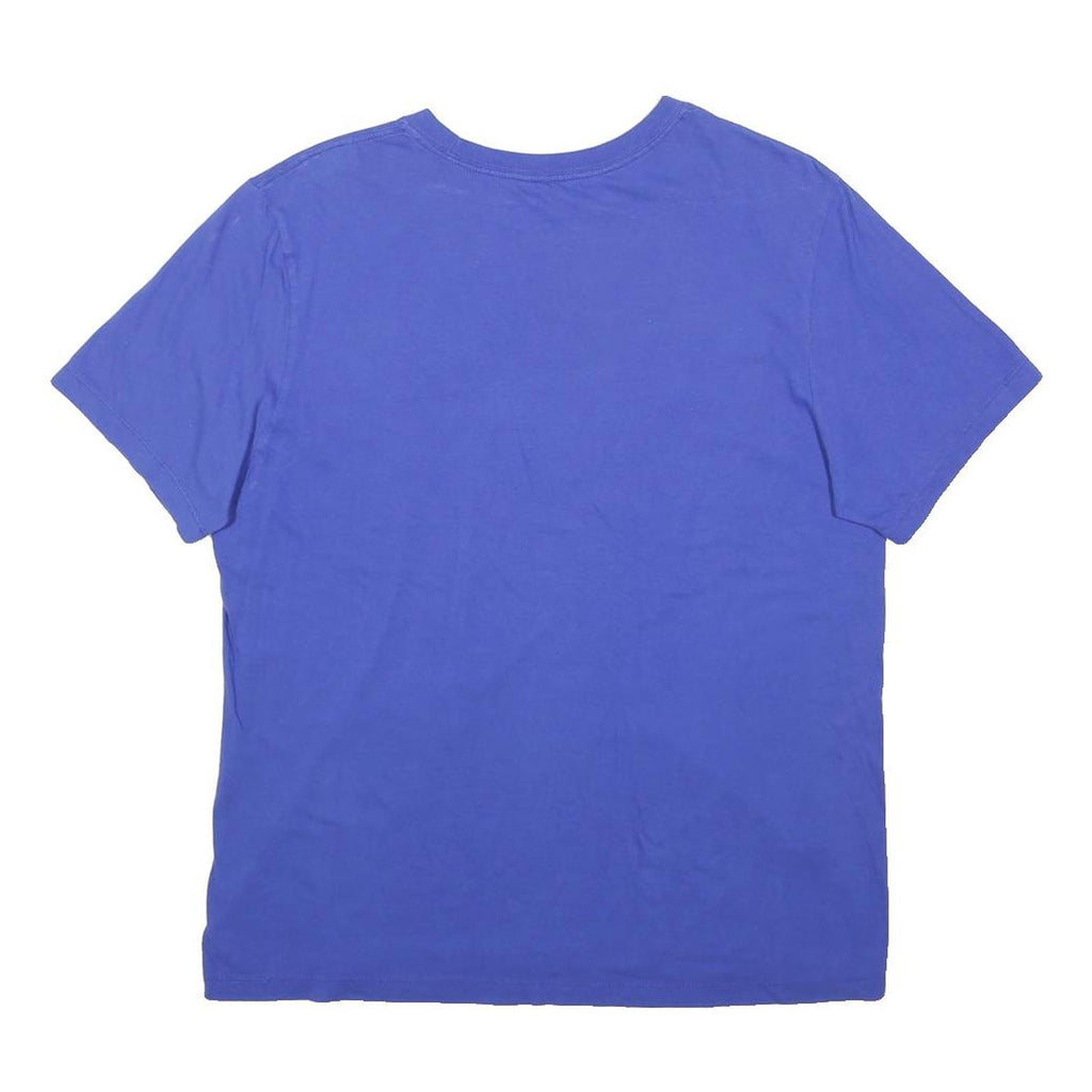 NIKE Mens Blue Rangers Graphic T-Shirt S Short Sleeve Crew Neck Sports Fan