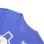 NIKE Mens Blue Rangers Graphic T-Shirt S Short Sleeve Crew Neck Sports Fan
