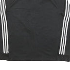 ADIDAS Womens Black & White Track Jacket XL Polyester Blend Zip Casual