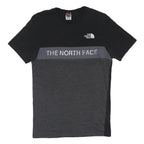 THE NORTH FACE Mens Black & Grey Logo Graphic T-Shirt XS Short Sleeve Crew Neck
