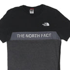 THE NORTH FACE Mens Black & Grey Logo Graphic T-Shirt XS Short Sleeve Crew Neck